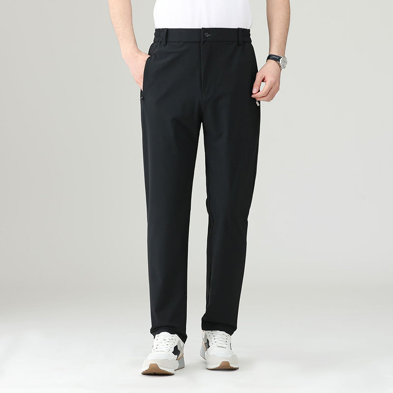 Herrbyxor Slim Fit för fritidsbruk, stretchiga och snabbtorkande, bekväma för vård.