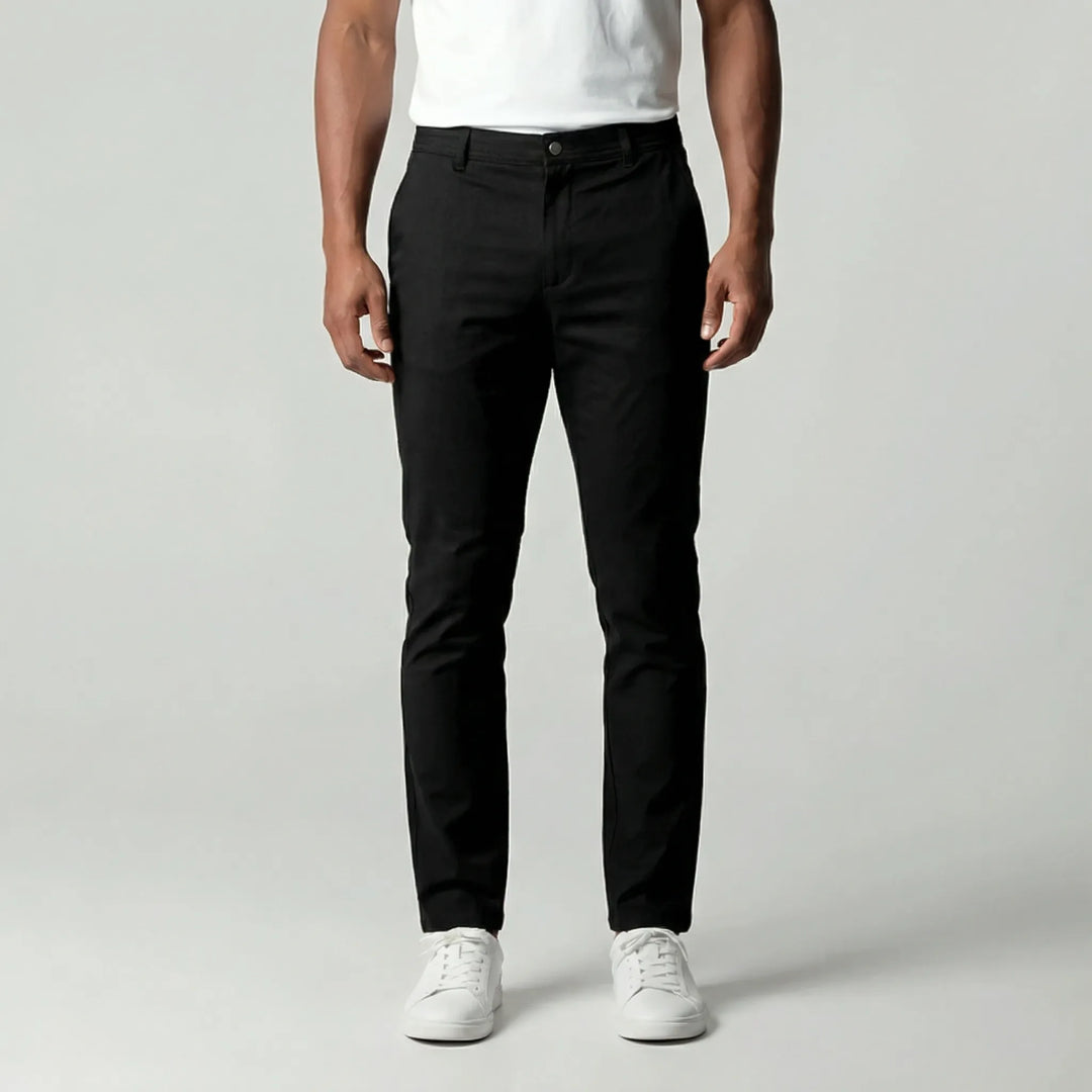 Eleganta slim fit herrbyxor "Adam". Mångsidiga stretchbyxor för en bekväm och stilren look.