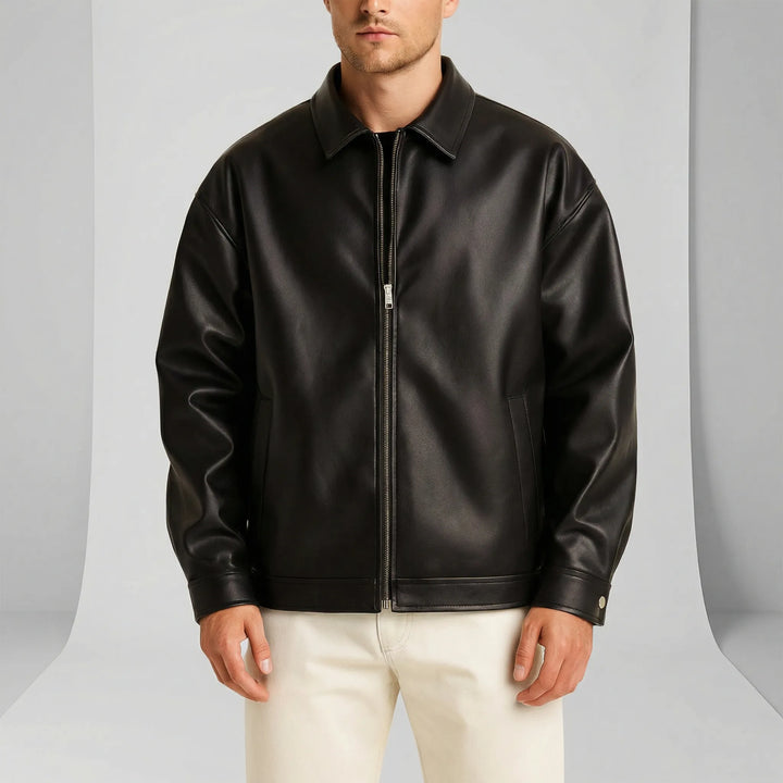 Tidlös herrjacka, regular fit, för män. Robust och elegant ytterplagg, perfekt som vardagsjacka eller smart casual.