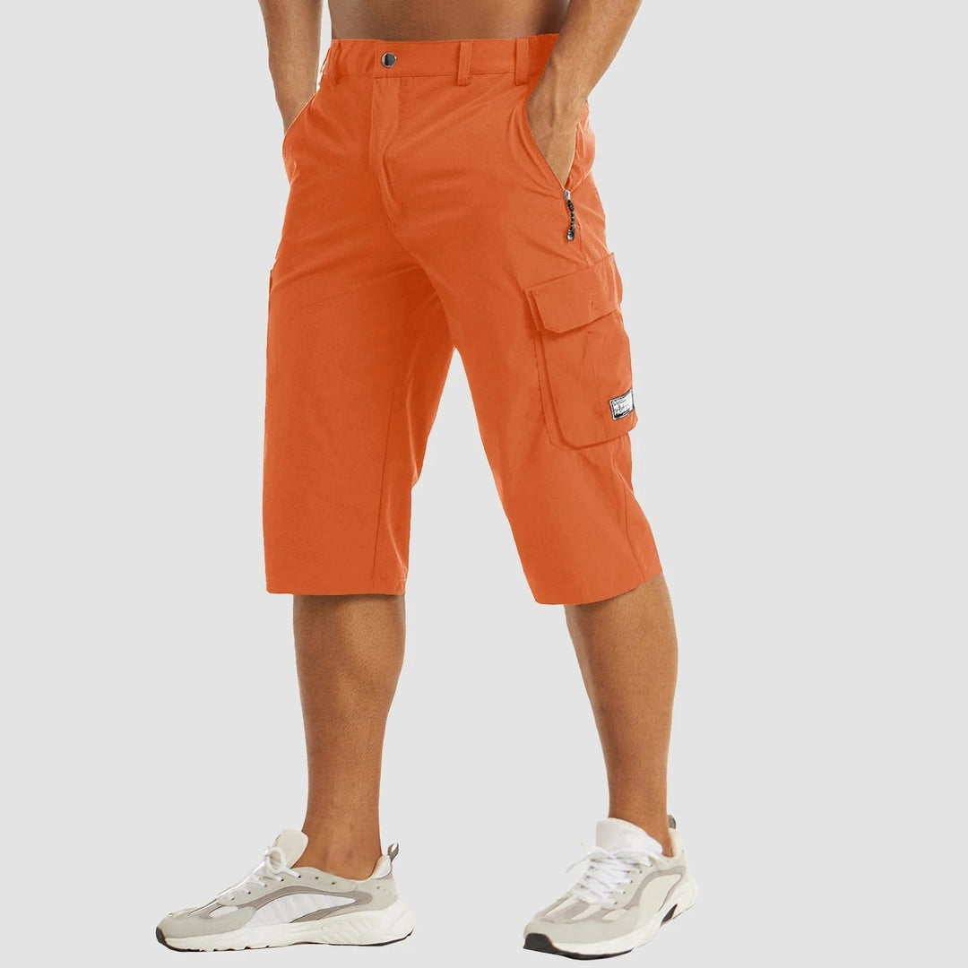 Herrshorts i cargostil, snabbtorkande tyg för maximal komfort under sommaren och utomhus.