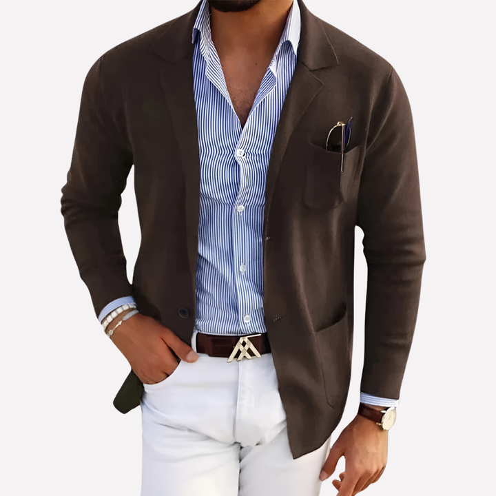 Herrblazer för stilmedvetna män. En business casual kavaj som är både trendig och bekväm.