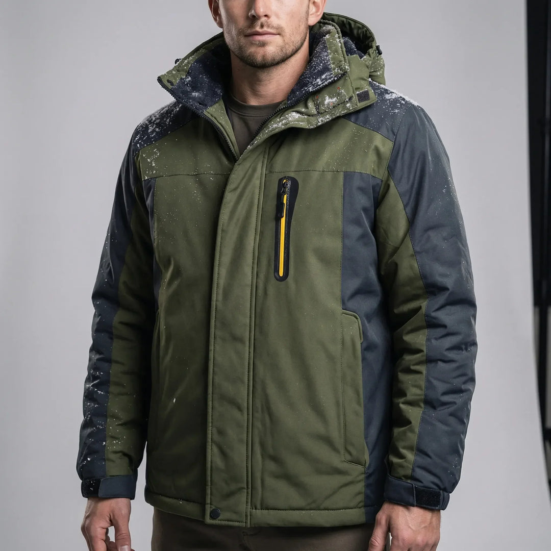 Urban outdoor jacka Aidan för herr. Varmt ytterplagg som står emot kyla och väta.