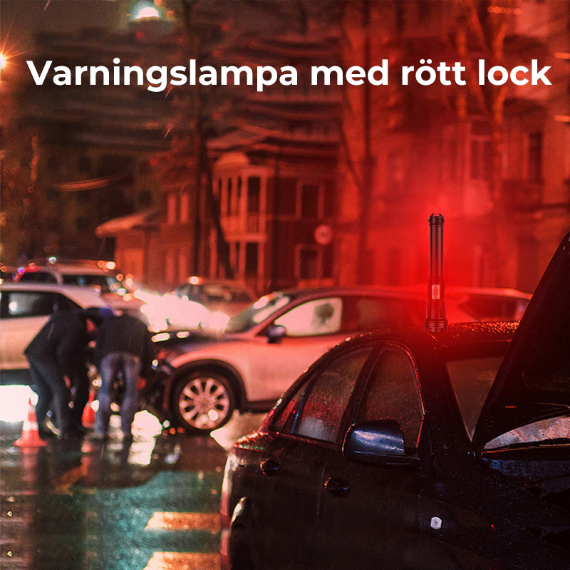 "Hög effekt LED-ficklampa med zoom, vattentålig aluminiumdesign, justerbart fokus, passar för camping och inspektioner."
