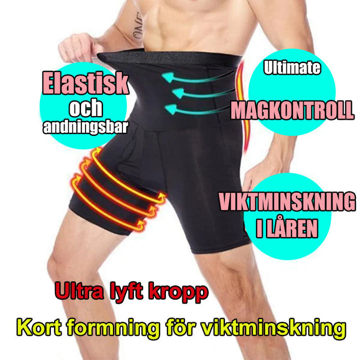 "Högmidjade shaping kalsonger för damer i elastiskt, sömlöst tyg. Formar effektivt siluetten och erbjuder komfort hela dagen.