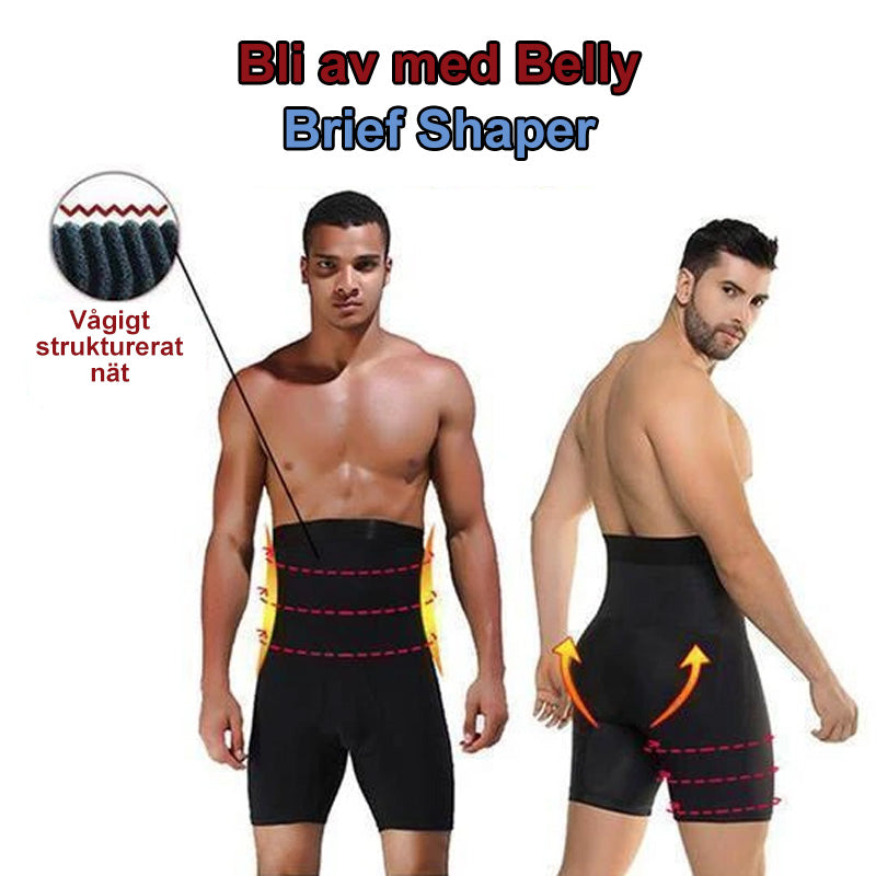 "Högmidjade shaping kalsonger för damer i elastiskt, sömlöst tyg. Formar effektivt siluetten och erbjuder komfort hela dagen.