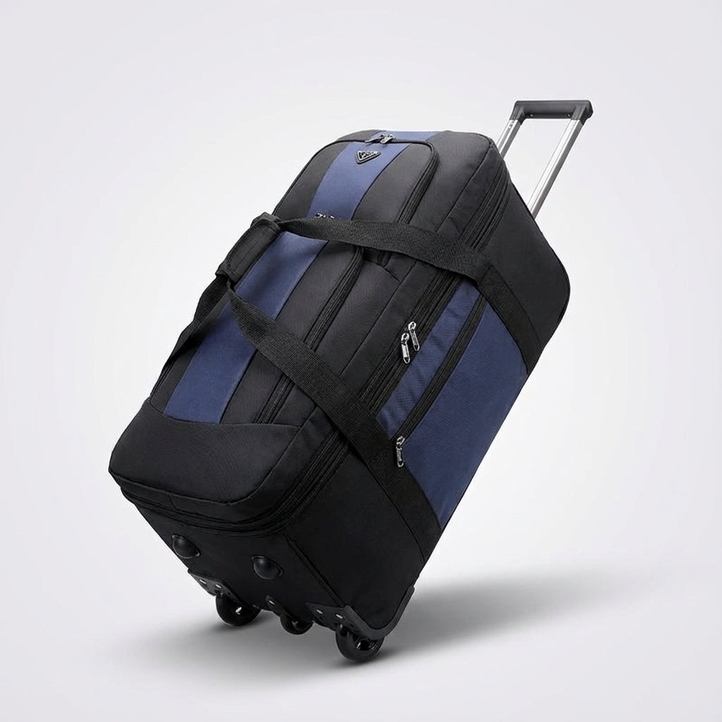 Mångsidig hopfällbar trolleyväska, rymlig för alla resor. Perfekt unisex bagage för organisering och förvaring.