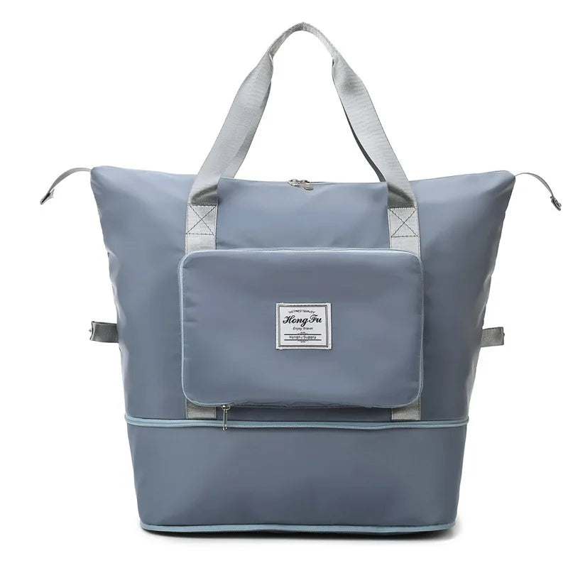 Hopfällbar unisex resväska, perfekt för weekendresor & som handbagage. Flexibel och stilren design för smart packning.