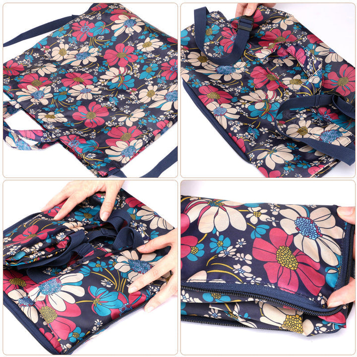 "Hopvikbar unisex ryggsäck med dragsko, vattentät yta, lättviktig och kompakt design, lämplig för både stad och äventyr."