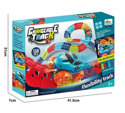 Presentidé: HoverSpeed gravitationsfri bilbana. Spännande byggleksak för barn som älskar racing och kreativitet.