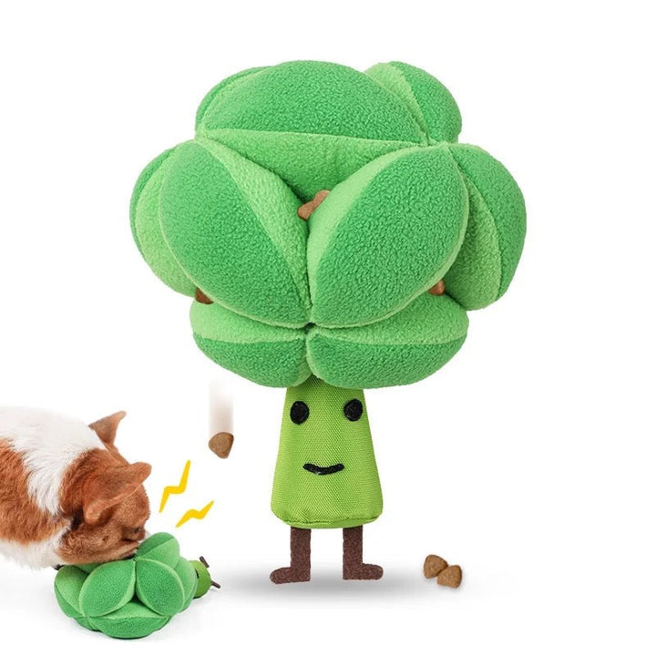 Närbild på smart godisleksak för hund, designad för mental aktivitet och belöning. Perfekt för valpar.