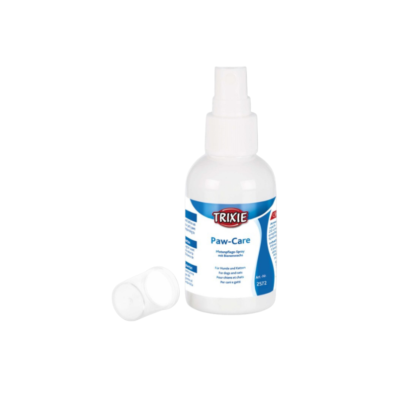 Effektiv tasspray för hundar med bivax & aloe vera. Ger vård och skydd till hundtassar, perfekt för husdjursvård.