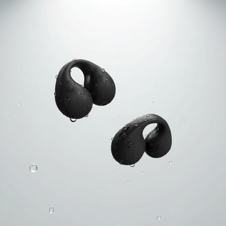 HydroSound vattentåliga trådlösa in-ear hörlurar, perfekta för sport & aktiv livsstil med Bluetooth.