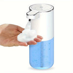 Vit transparent flaska skumtyp