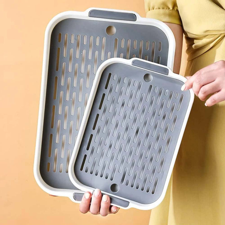 Praktisk kanintoalett för smådjur, tillverkad i tålig plast. Perfekt för kaninbur, enkel att rengöra.