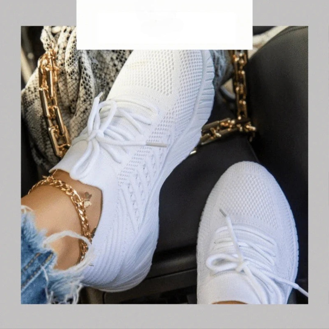 Damskor: Bekväma och Andningsbara Casual Sneakers