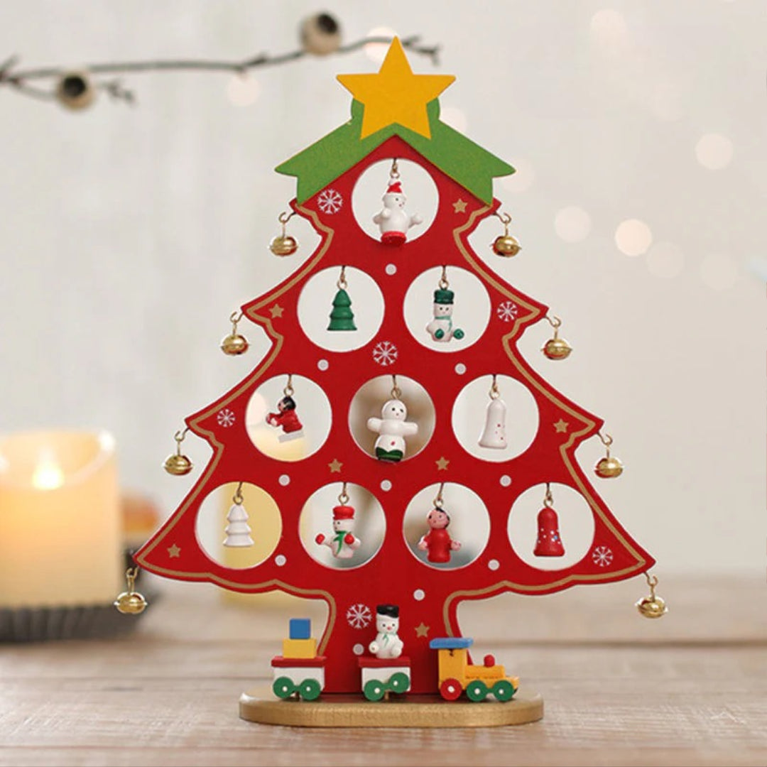 DIY Julgran Träset för Kreativ Juldekoration