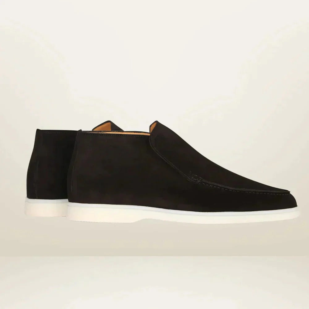 Herrloafers med elegant stil och lättviktssula