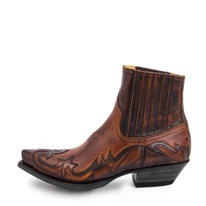 Dam Western Cowboystövlar med Broderi