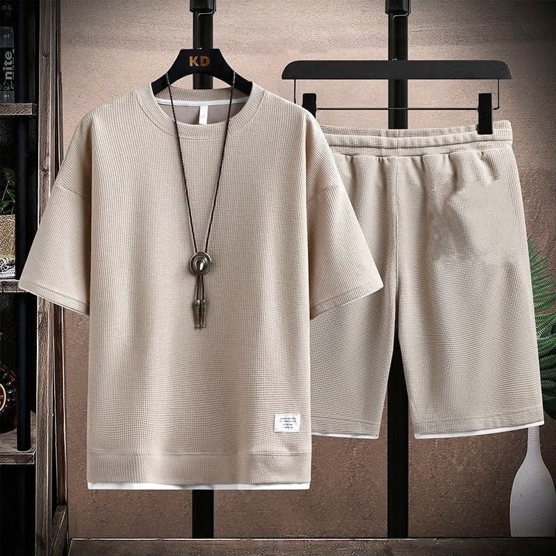 Dam Sportigt Casual Set – Långärmad Tröja och Shorts