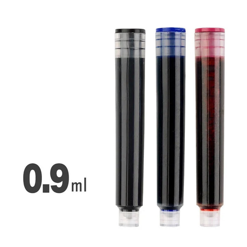 Indragbar skrivarpenna med halkfritt grepp, smidd design, utbytbart bläck, flera färger. Perfekt för smidig skrivning.