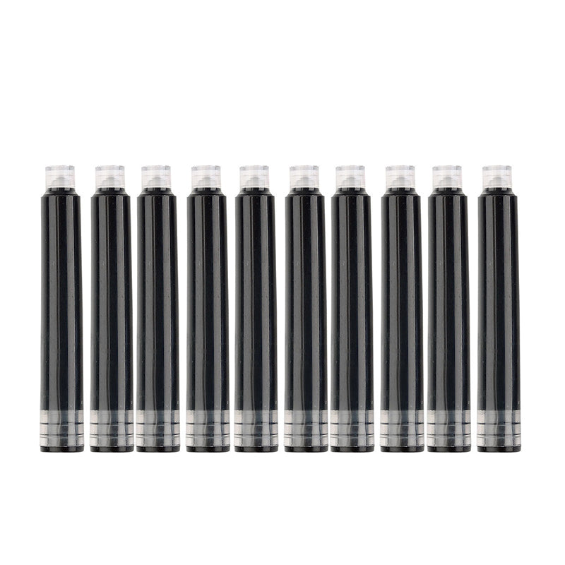 Indragbar skrivarpenna med halkfritt grepp, smidd design, utbytbart bläck, flera färger. Perfekt för smidig skrivning.