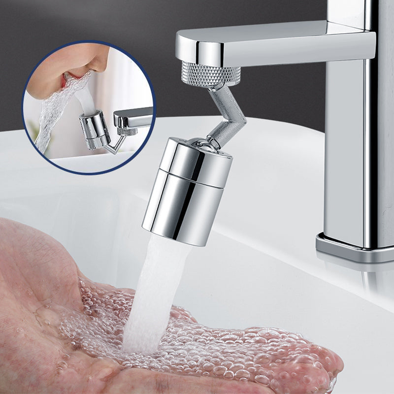"Industriell kopparkran med sprayfilter, robust design, kromfinish, idealisk för badrum och kommersiell användning."