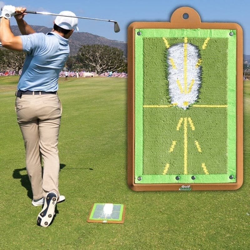 Innovativ golfträningsmatta för svingförbättring, färgglad design, tålig, för inomhus- och utomhusanvändning, ger direkt feed