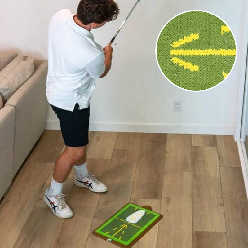Innovativ golfträningsmatta för svingförbättring, färgglad design, tålig, för inomhus- och utomhusanvändning, ger direkt feed