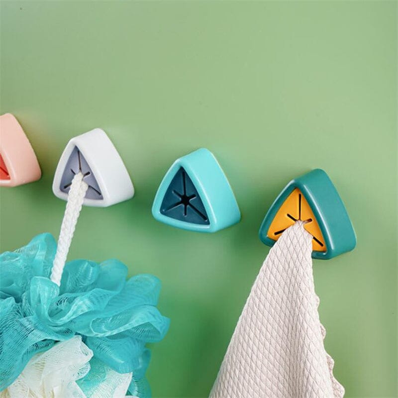 "Innovativ silikon handdukskrok för badrum, vit, modern design, miljövänlig, säker, stark vidhäftning på våta ytor."