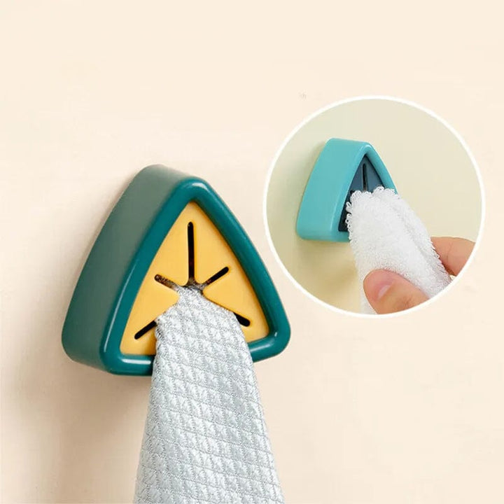 "Innovativ silikon handdukskrok för badrum, vit, modern design, miljövänlig, säker, stark vidhäftning på våta ytor."