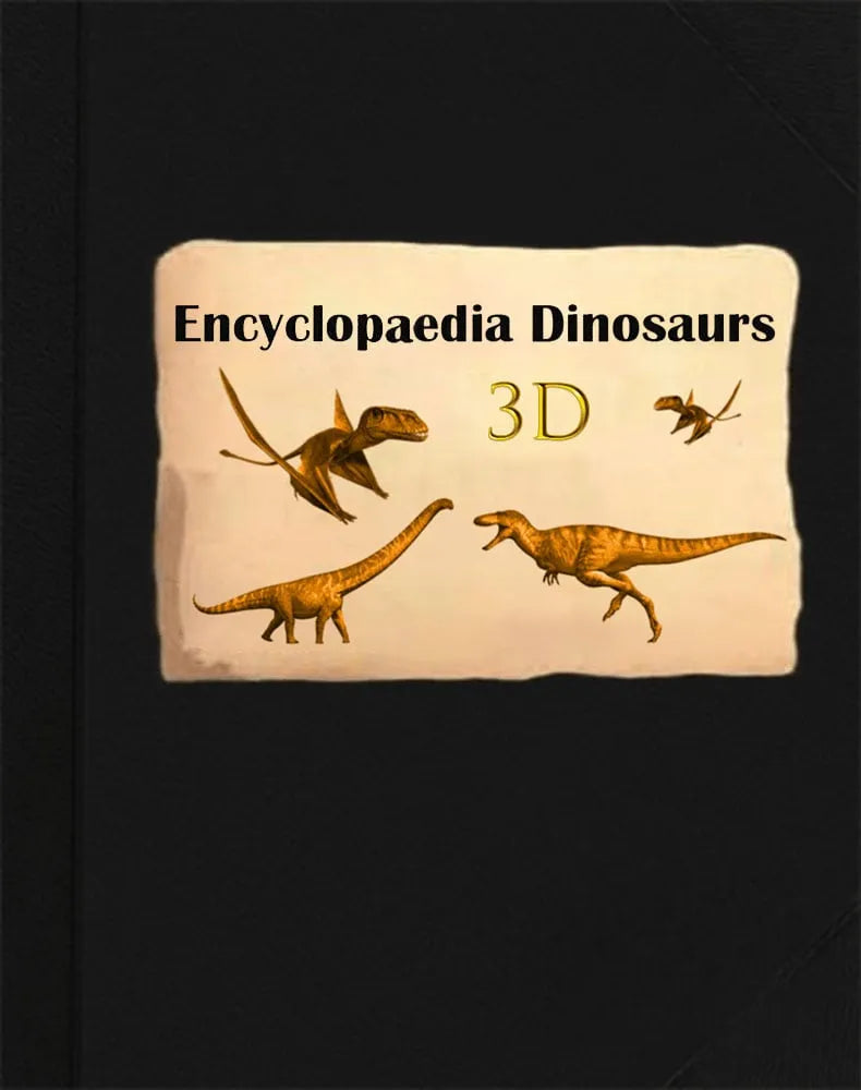 Äventyrlig 3D pop-up bok som väcker fantasin med stora dinosaurier och havsmonster för små barn.