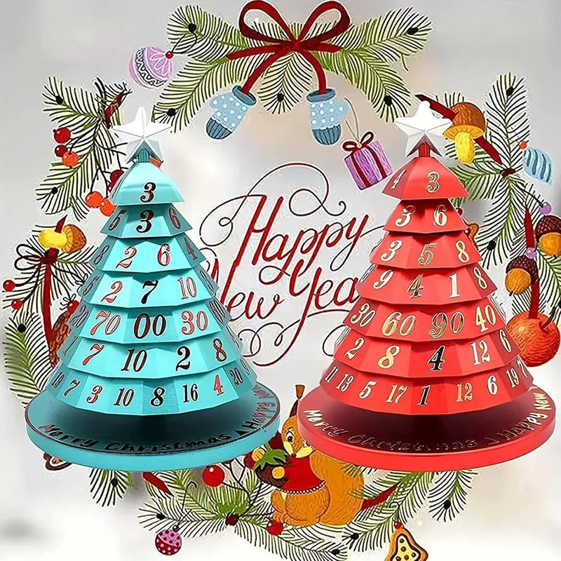 "Interaktiv julgransdekoration i slitstark PVC, ögonfångande kulform med röd och blå finish för festlig atmosfär."