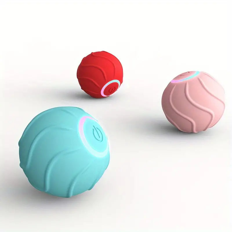 Interaktiv kattleksak boll för lekfull aktivering och mental stimulans.