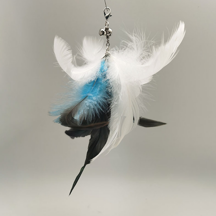 "Interaktiv kattleksak med fjädrar och sugkopp för lekstund. Engagerande färgglad design som stärker kattens instinkter."