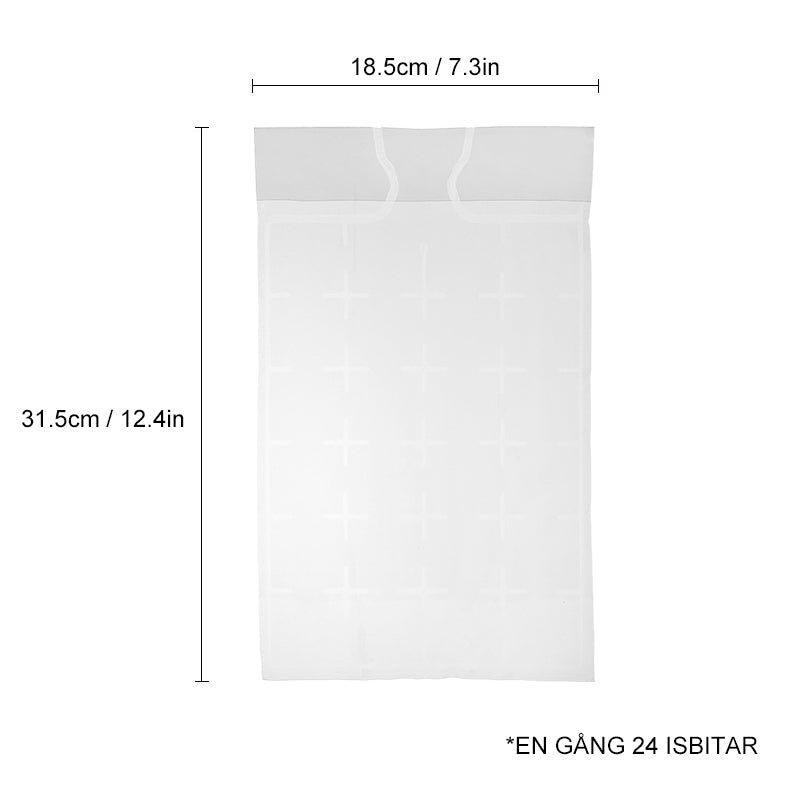 "Istärningspåsar för kök, transparent design, frys snabbt, kompakt storlek, PE-material, ingen läckage, lätt att använda"