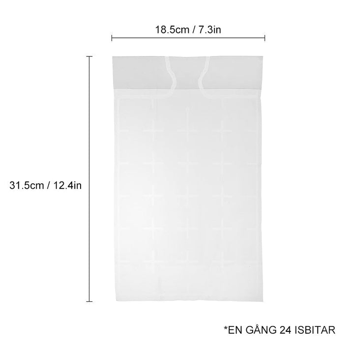 "Istärningspåsar för kök, transparent design, frys snabbt, kompakt storlek, PE-material, ingen läckage, lätt att använda"