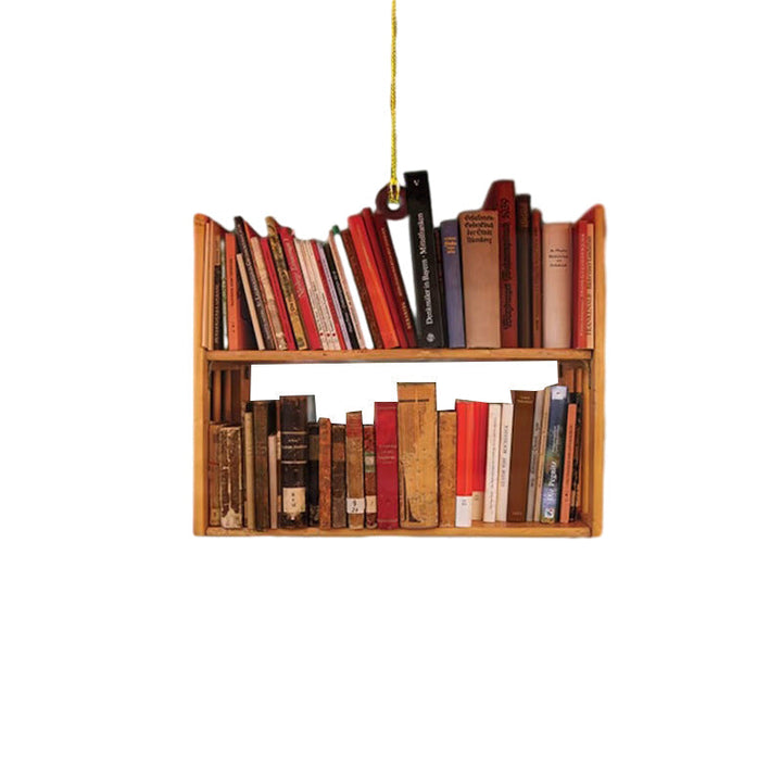 "Julbok trä ornamentset, elegant akrylprydnad som reflekterar ljus, perfekt för festlig dekoration och present."