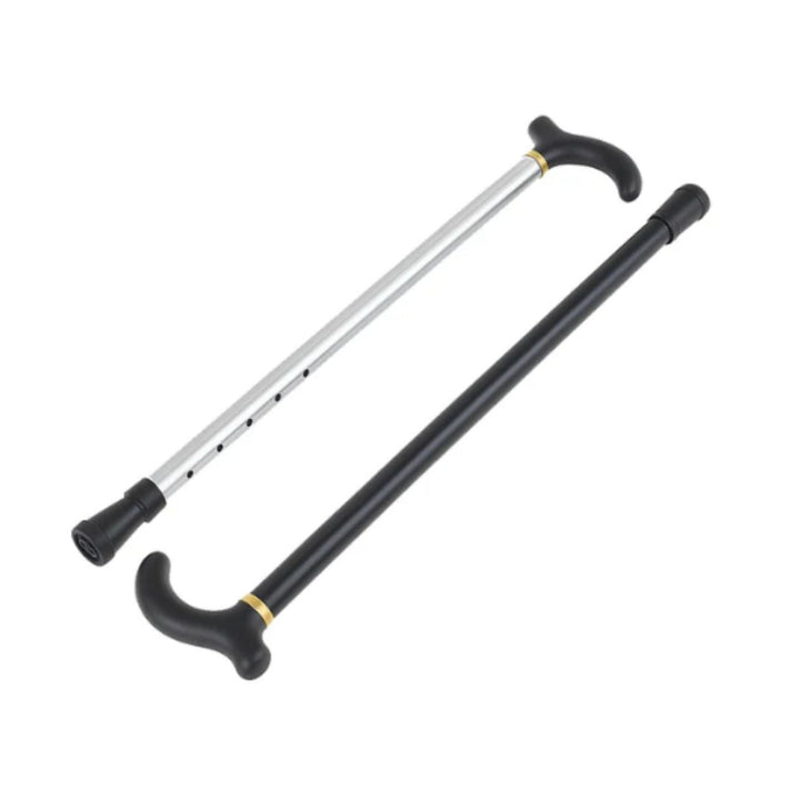 Säker justerbar aluminiumkäpp med gummerat halkskydd. Ett pålitligt gåstöd som ger stabilitet och trygghet.