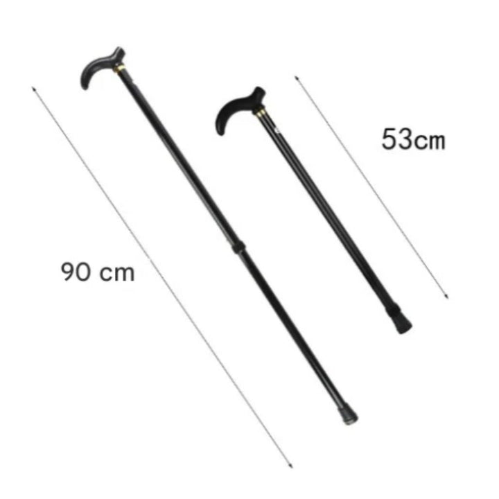 Lätt justerbar aluminiumkäpp med bekvämt grepp. Idealiskt gåstöd för rehab och ökad balans för alla åldrar.