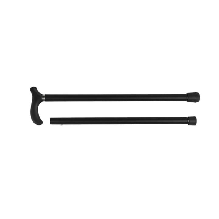 Robust justerbar käpp i aluminium med ergonomiskt handtag. Ger stöd och stabilitet för äldre och rehabpatienter.