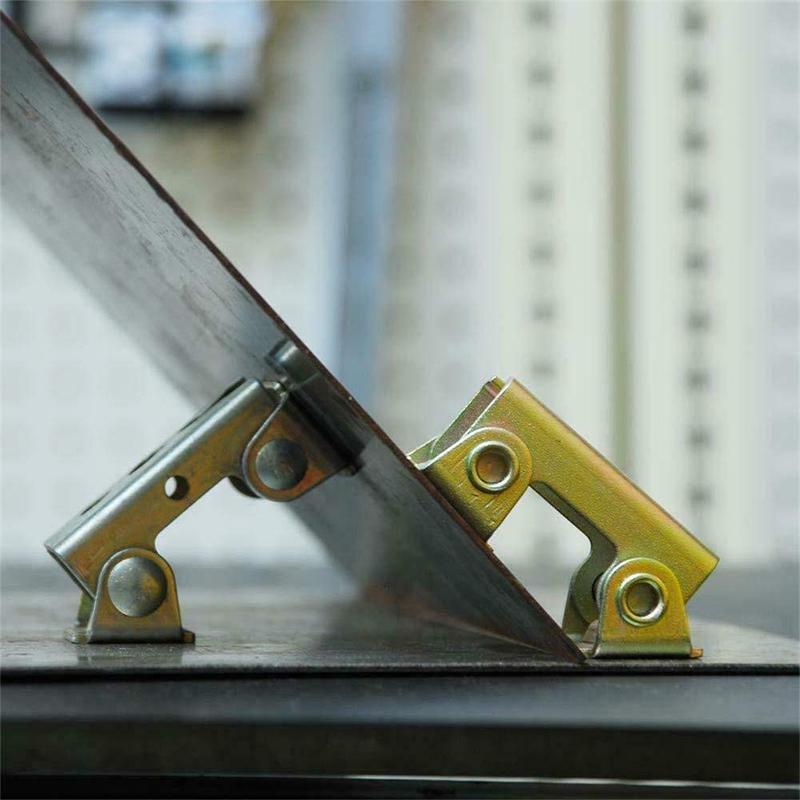 "Justerbar magnetisk svetsningshållare i metall, fäster föremål säkert, flexibel justering 45°-180°, set om 2 för DIY-projekt