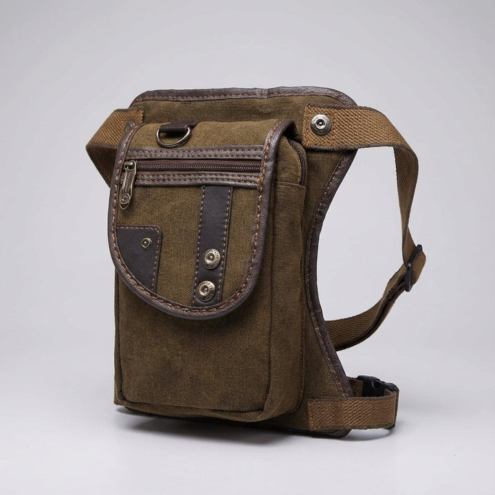 Organiserad CrossGrip unisex lår- och midjeväska, utmärkt för resor. Håll dina värdesaker säkra och nära till hands.