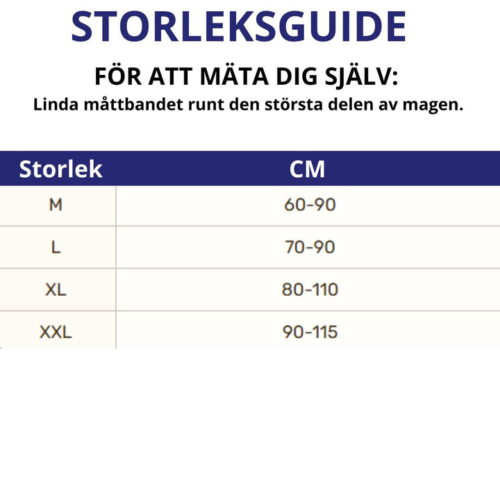 Dam magband för postpartum-återhämtning. Ger justerbart stöd och komfort för att forma midjan efter graviditet.