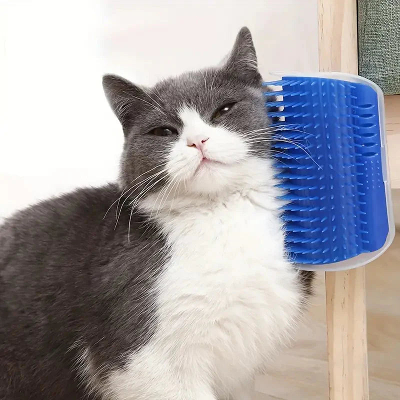 Katt Hörn-Massageborste - Självständig Pälsvård & Ren Glädje