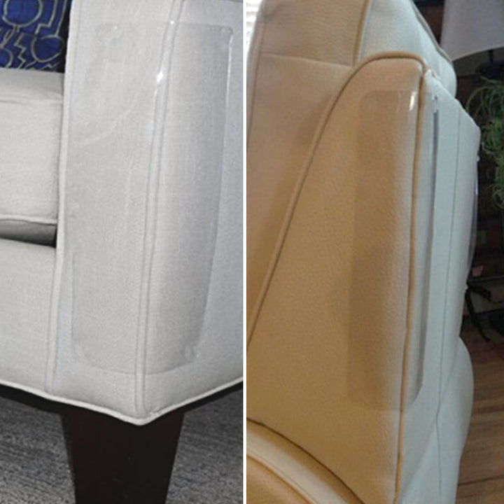 "Katter reptåliga transparent dubbelpolerad möbelskyddstejp på soffa, skyddar mot klösmärken. Inkluderar spikar."