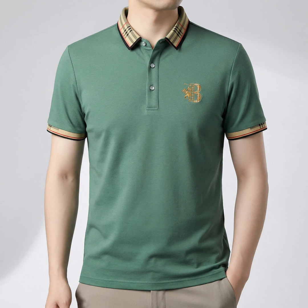 Herrpiké kortärmad, utmärkt för sommar och fritid. Skapa en avslappnad men ändå stilren look.