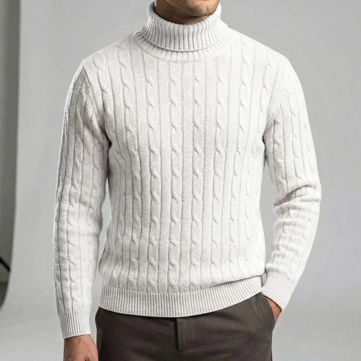 Polotröja herr Ashton – en bekväm, varm och elegant tröja som är perfekt för kallare väder. Vintermode.