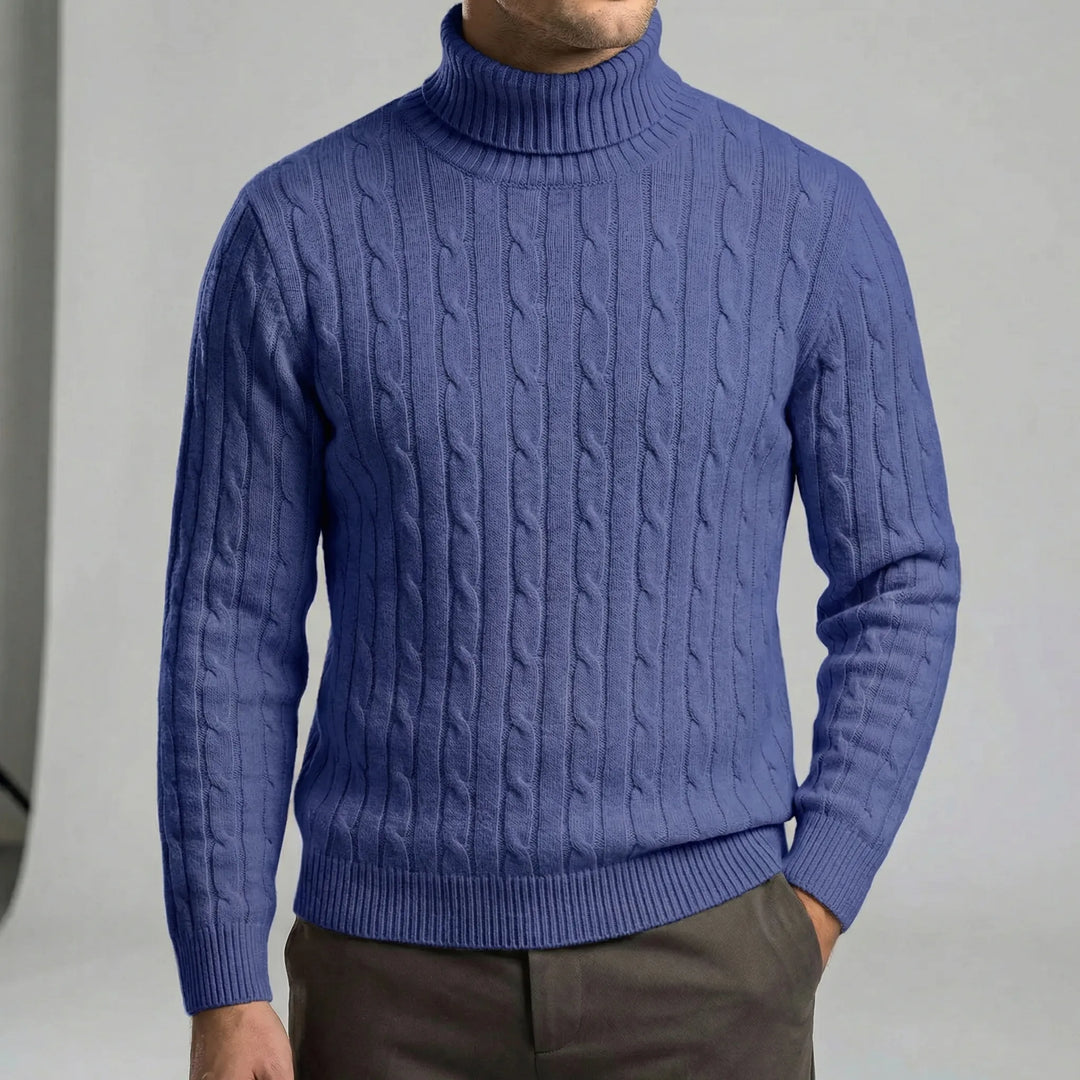 Ashton: Klassisk herrpolotröja för en elegant och varm stil under höst- och vintermånaderna. Perfekt basplagg.