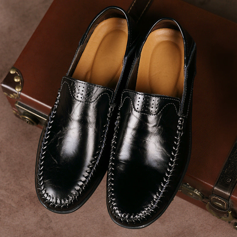 Herrskor i loafermodell, bekväma och klassiska i högkvalitativt läder.