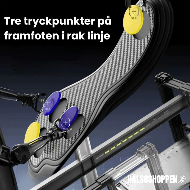 Premium kolfiberskoinlägg som erbjuder överlägsen komfort och stabilt stöd för idrott och träning.
